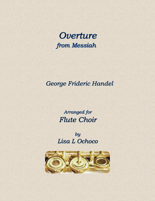 Book cover for Overture from Messiah for Flute Choir