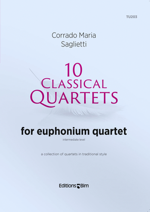 Book cover for 10 Classical Quartets