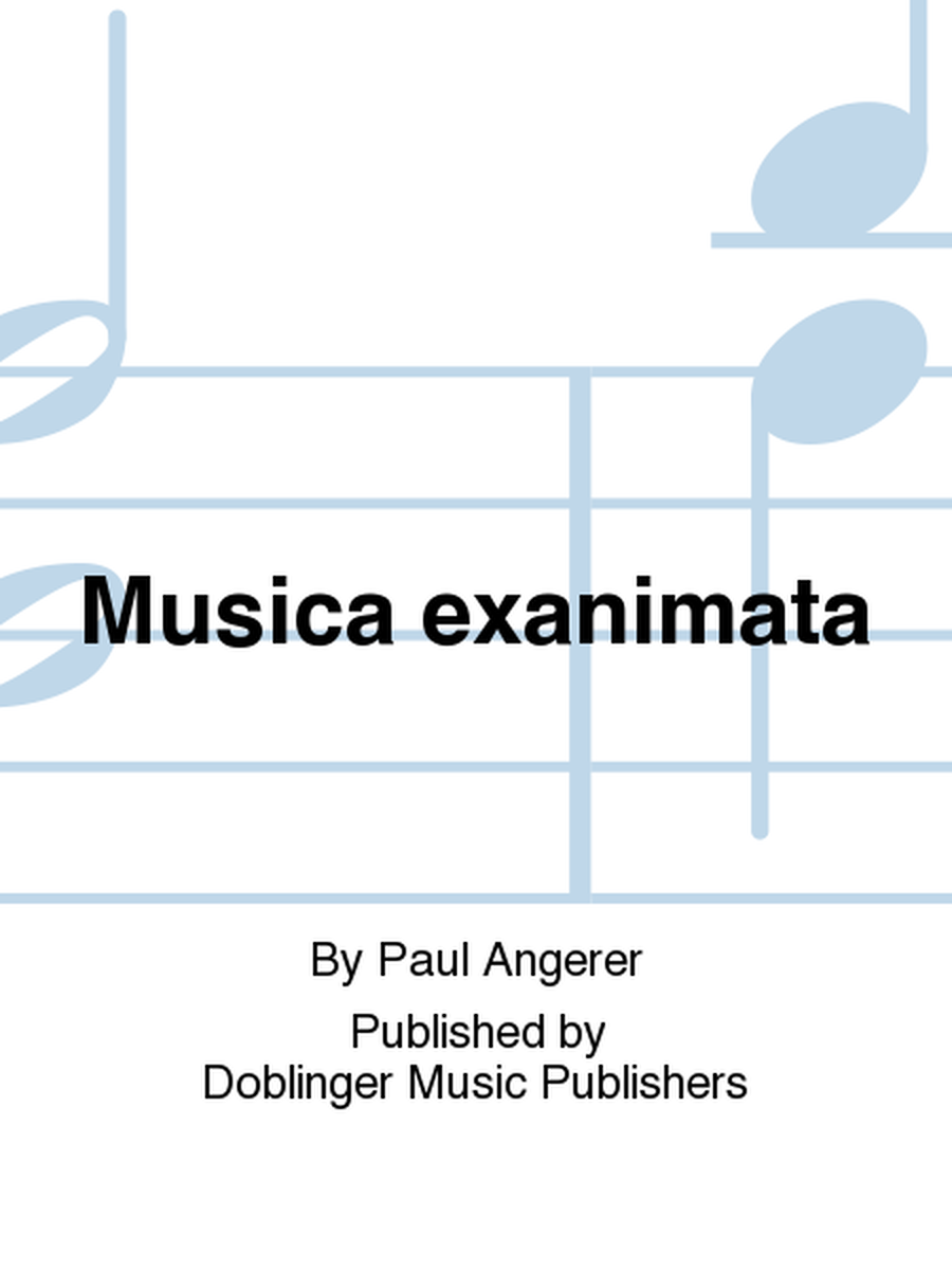 Musica exanimata