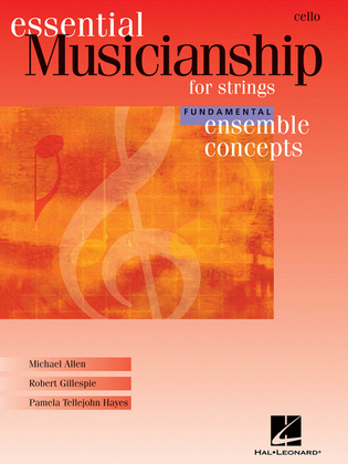 Book cover for Essential Musicianship for Strings – Ensemble Concepts