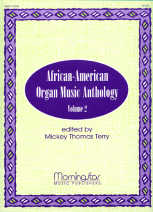 Book cover for African-American Organ Music Anthology, Volume 2