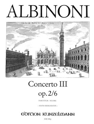 Book cover for Concerto 3 Op. 2/6