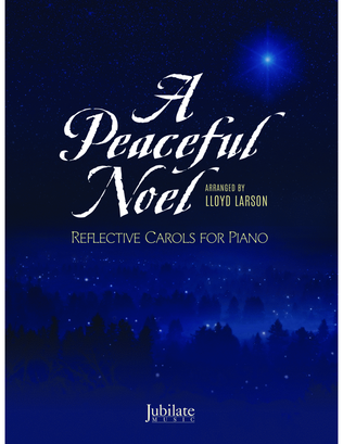 Book cover for A Peaceful Noel - Reflective Carols for Piano