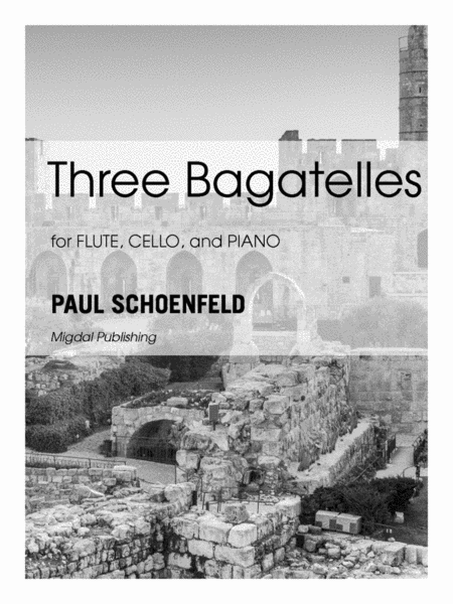 Three Bagatelles for Flute, Cello and Piano (Score Only)