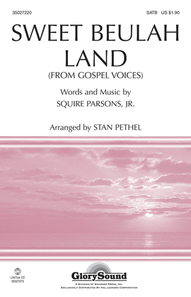 Book cover for Sweet Beulah Land (from Gospel Voices)