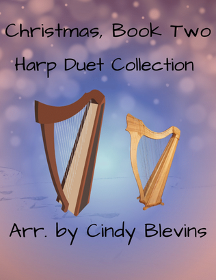 Book cover for Christmas, Book Two, Harp Duet Collection