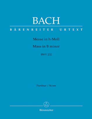 Book cover for Mass b minor, BWV 232