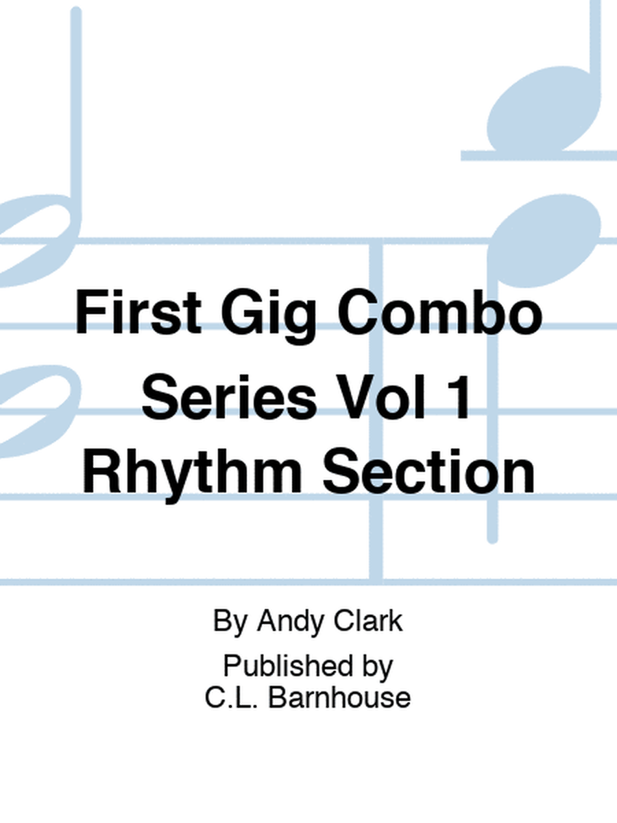 First Gig Combo Series Vol 1 Rhythm Section