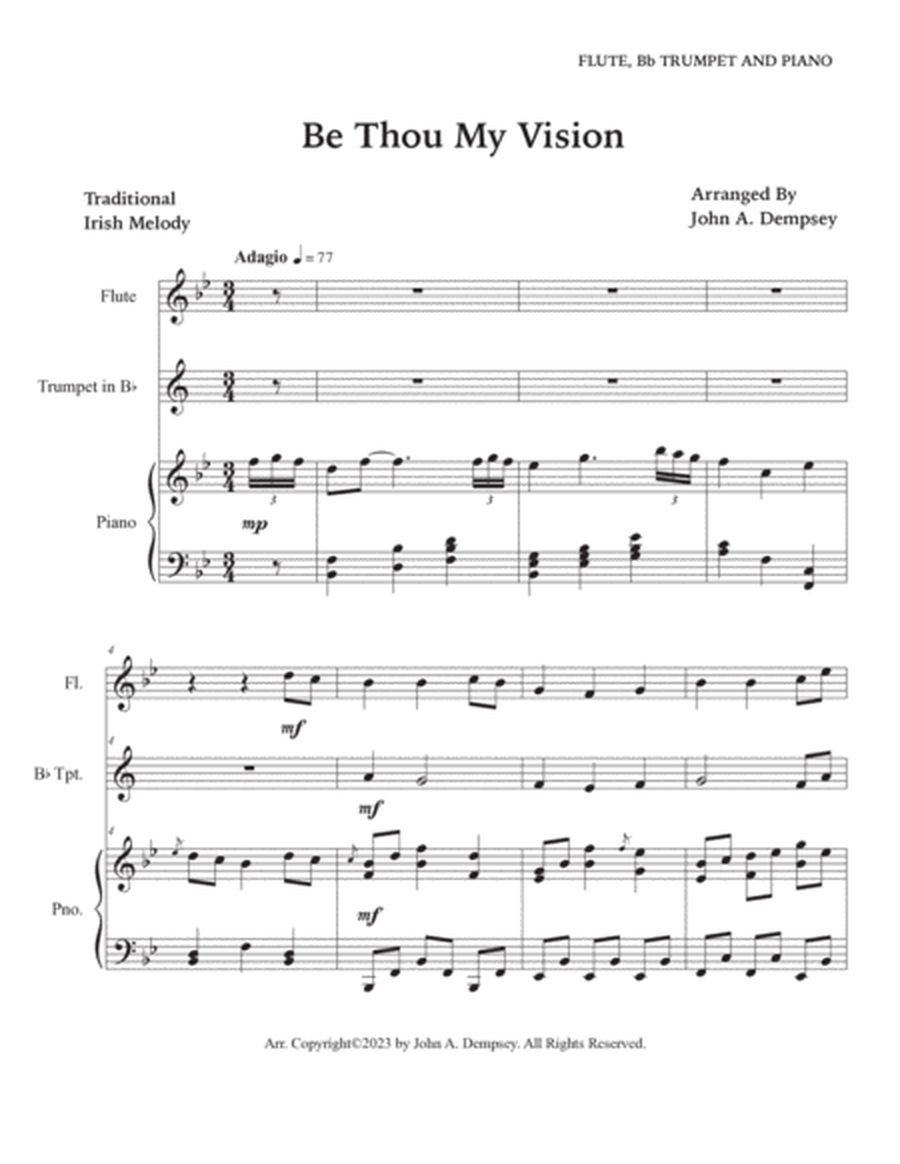 Be Thou My Vision (Trio for Flute, Trumpet and Piano) image number null