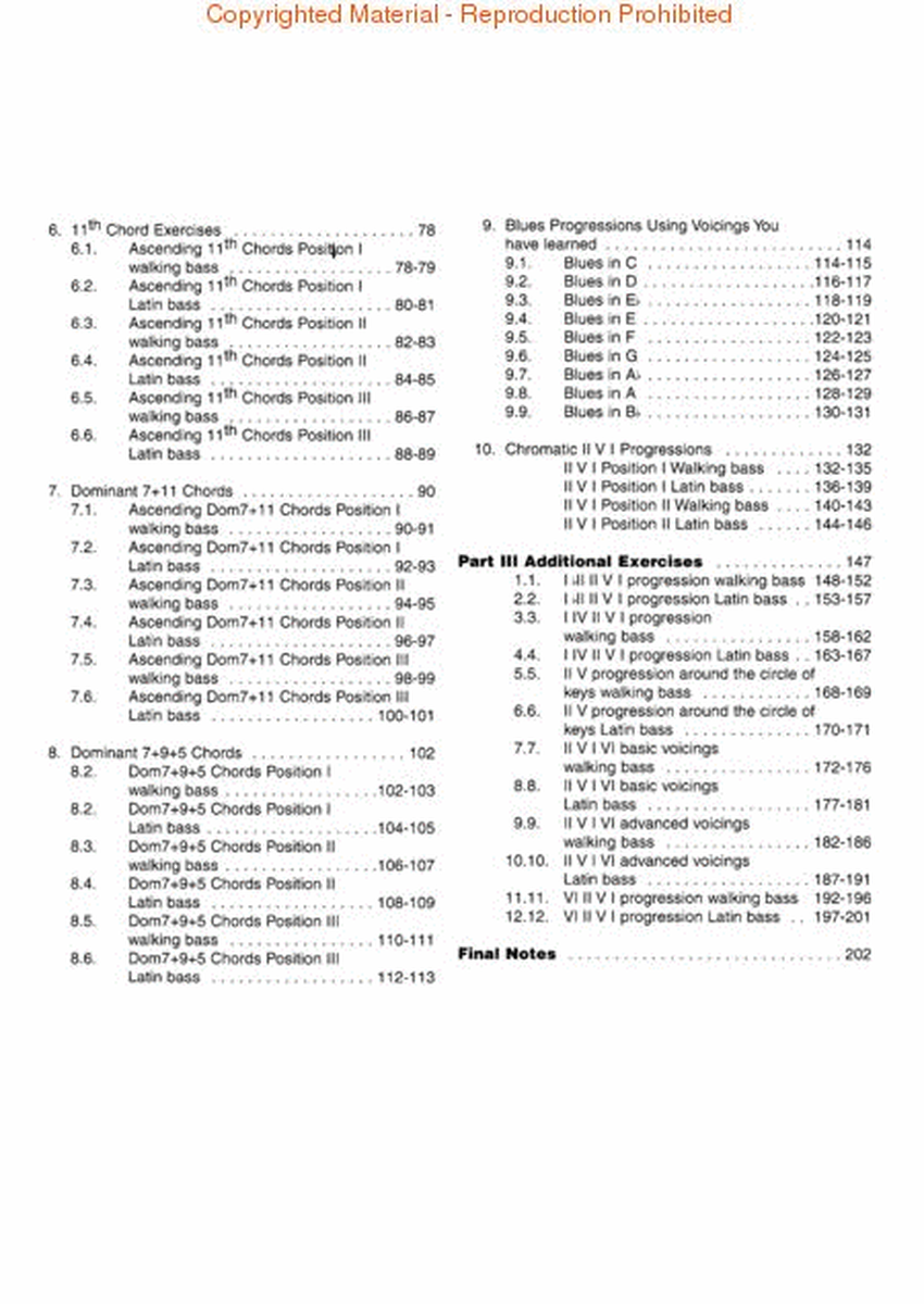 Jazz Piano Voicings