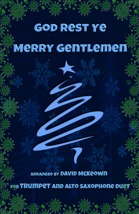 Book cover for God Rest Ye Merry Gentlemen, Jazz Style, for Trumpet and Alto Saxophone Duet