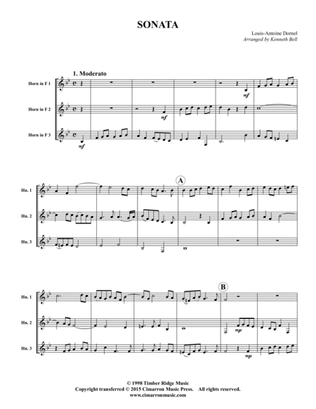Book cover for Sonata a tres, Opus 3