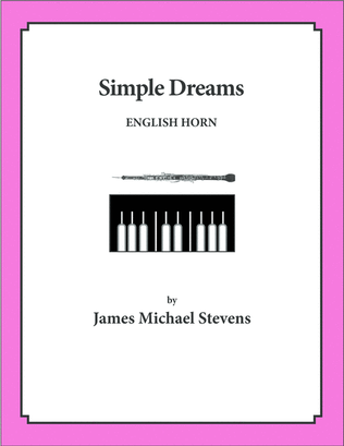 Book cover for Simple Dreams - English Horn & Piano