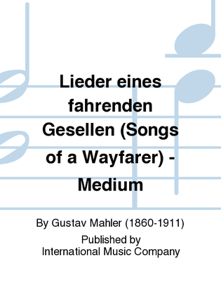 Book cover for Lieder Eines Fahrenden Gesellen (Songs Of A Wayfarer) (G.& E.) - Medium