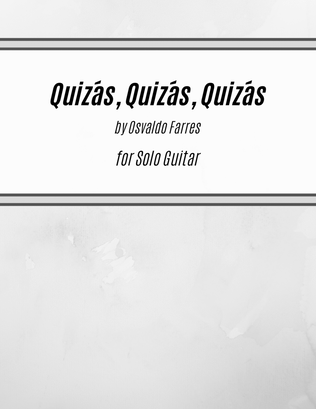 Book cover for Quizas, Quizas, Quizas (perhaps, Perhaps, Perhaps)