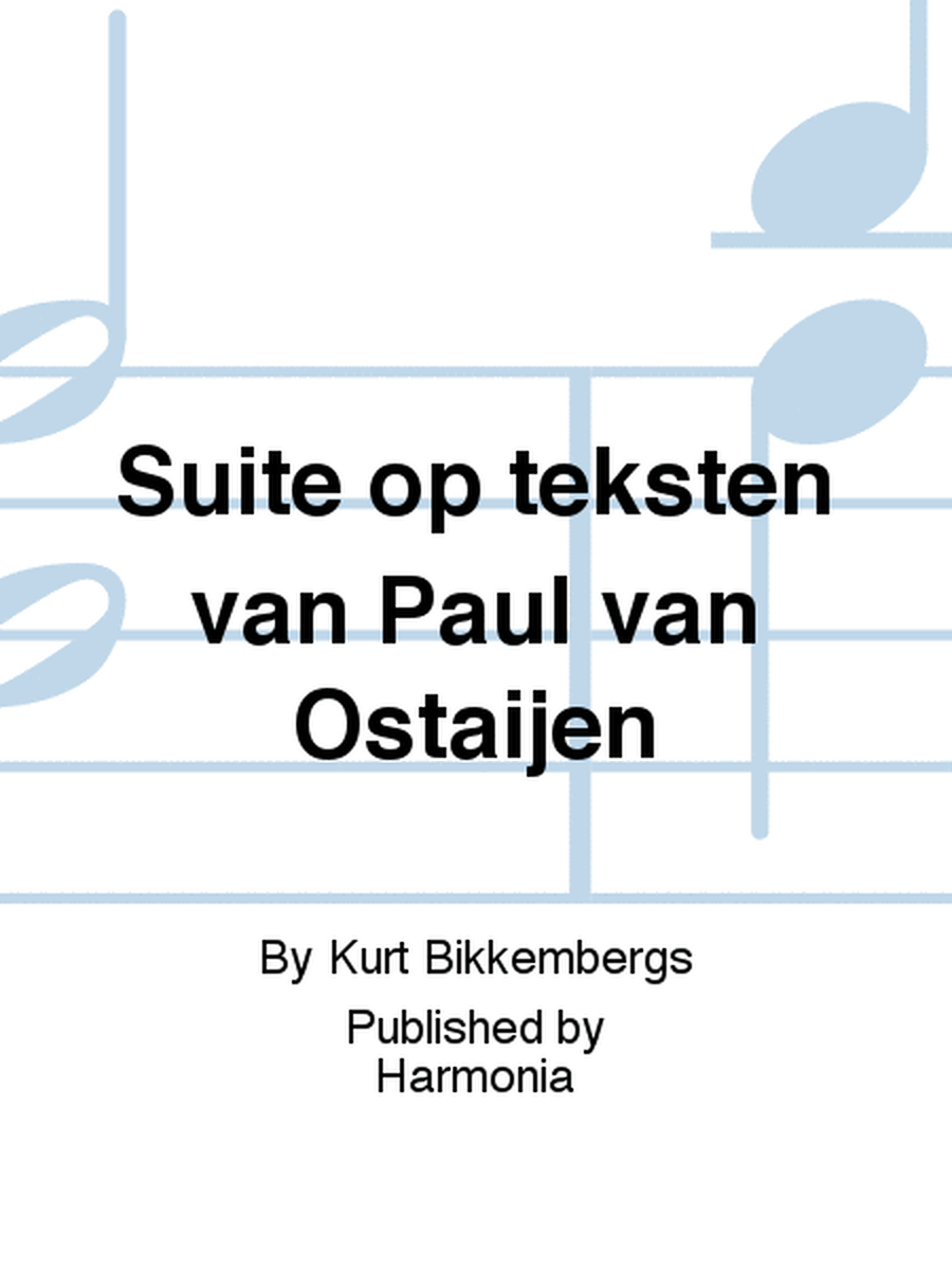 Suite op teksten van Paul van Ostaijen