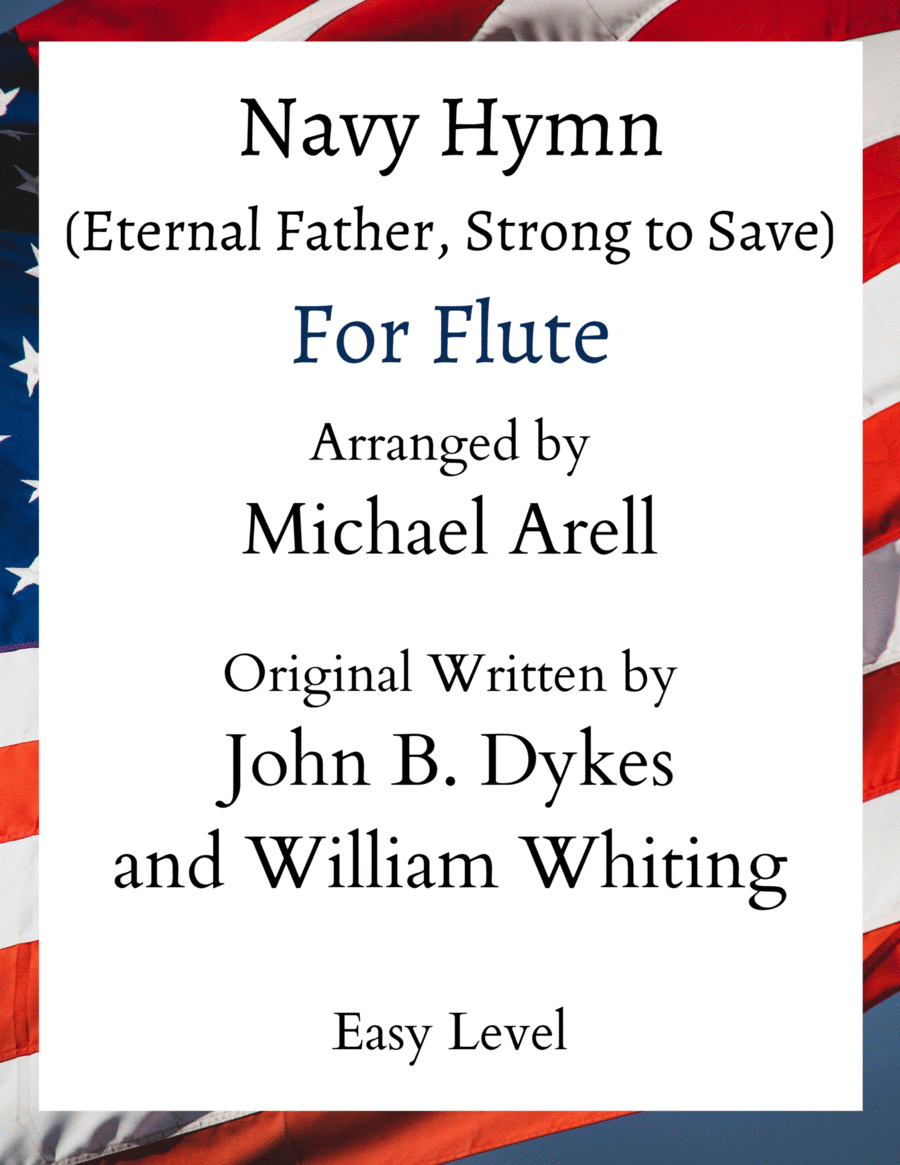 Navy Hymn (Eternal Father Strong To Save)- Easy Flute image number null