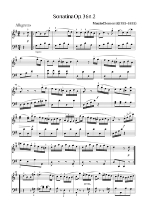 Sonatina in G major, Op 36 No 2