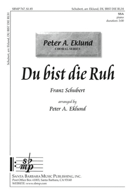 Du bist du Rhu [SSA]