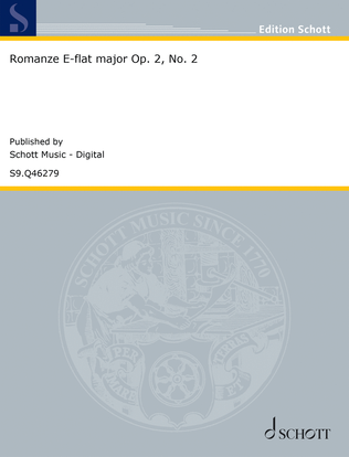 Romanze E-flat major Op. 2, No. 2