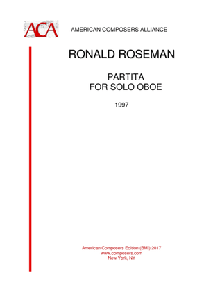 Book cover for [Roseman] Partita for Solo Oboe