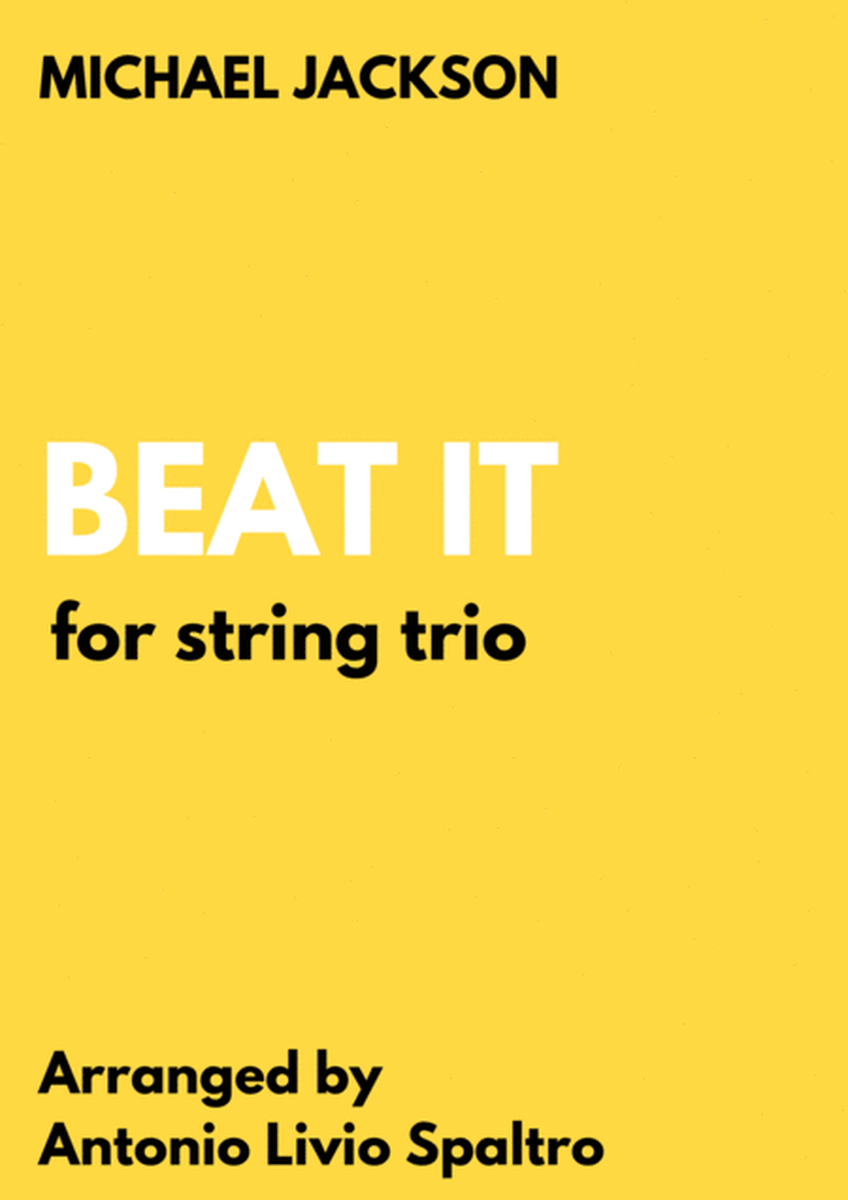 Beat It for String Trio image number null