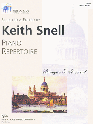 Book cover for Piano Repertoire: Baroque/Classical Level 8