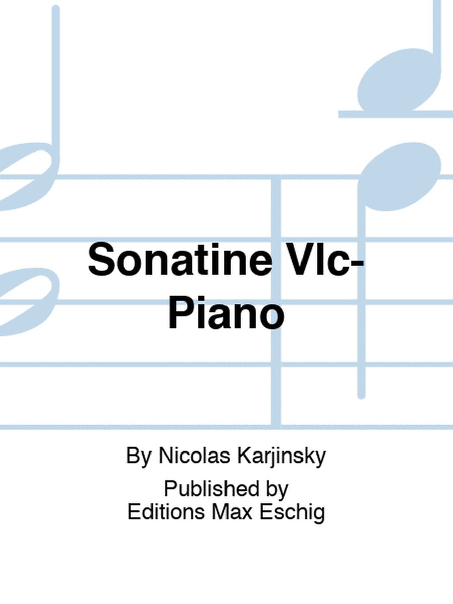Sonatine Vlc-Piano