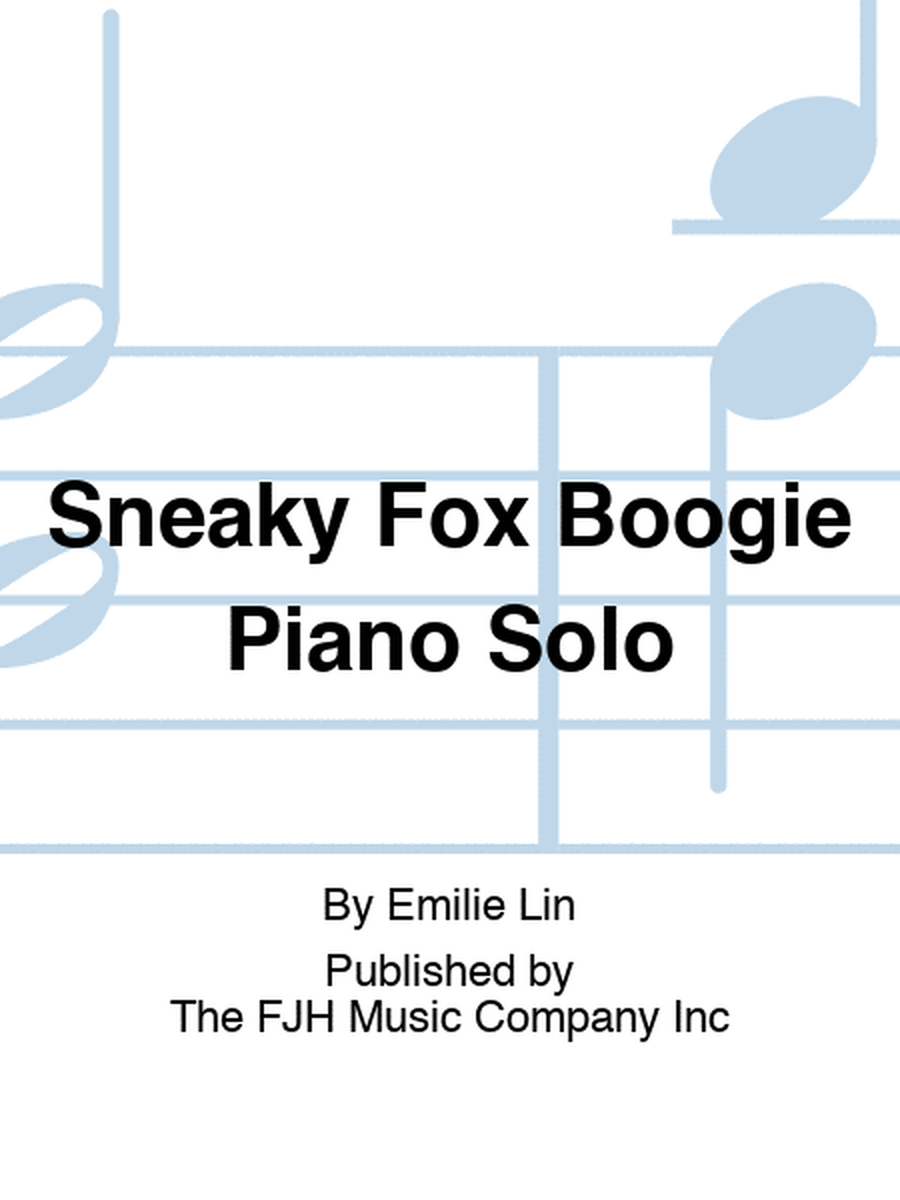 Sneaky Fox Boogie Piano Solo