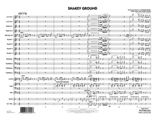 Book cover for Shakey Ground (arr. Paul Murtha) - Conductor Score (Full Score)