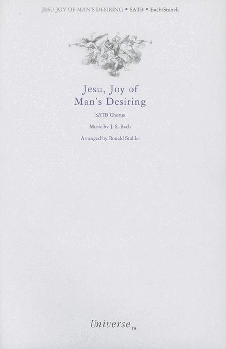 Jesu Joy of Man's Desiring - SATB image number null