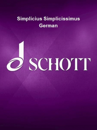 Simplicius Simplicissimus German