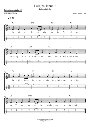 Lulajże Jezuniu (Polish Christmas Carol) [UKULELE TAB]