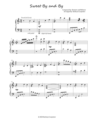 Sweet By and By (Advanced Intermediate Piano)