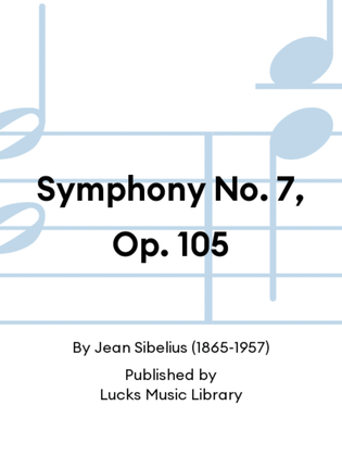 Book cover for Symphony No. 7, Op. 105