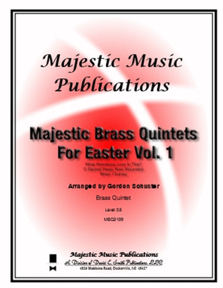 Book cover for Majestic Brass Quintets for Easter, Vol. 1