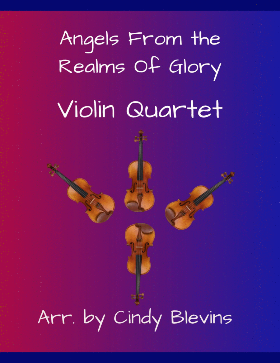 Angels From the Realms of Glory, for Violin Quartet image number null