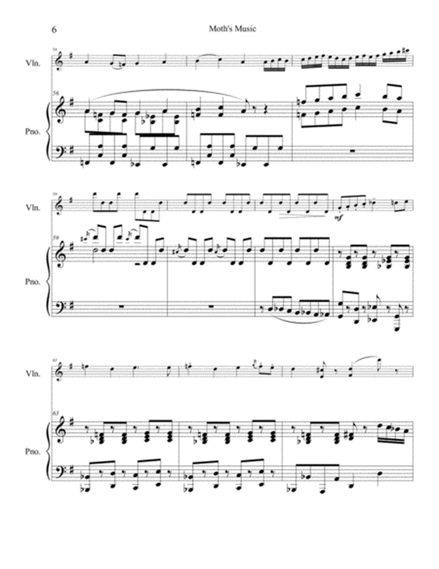 Moth Theme for Solo Violin and Piano image number null