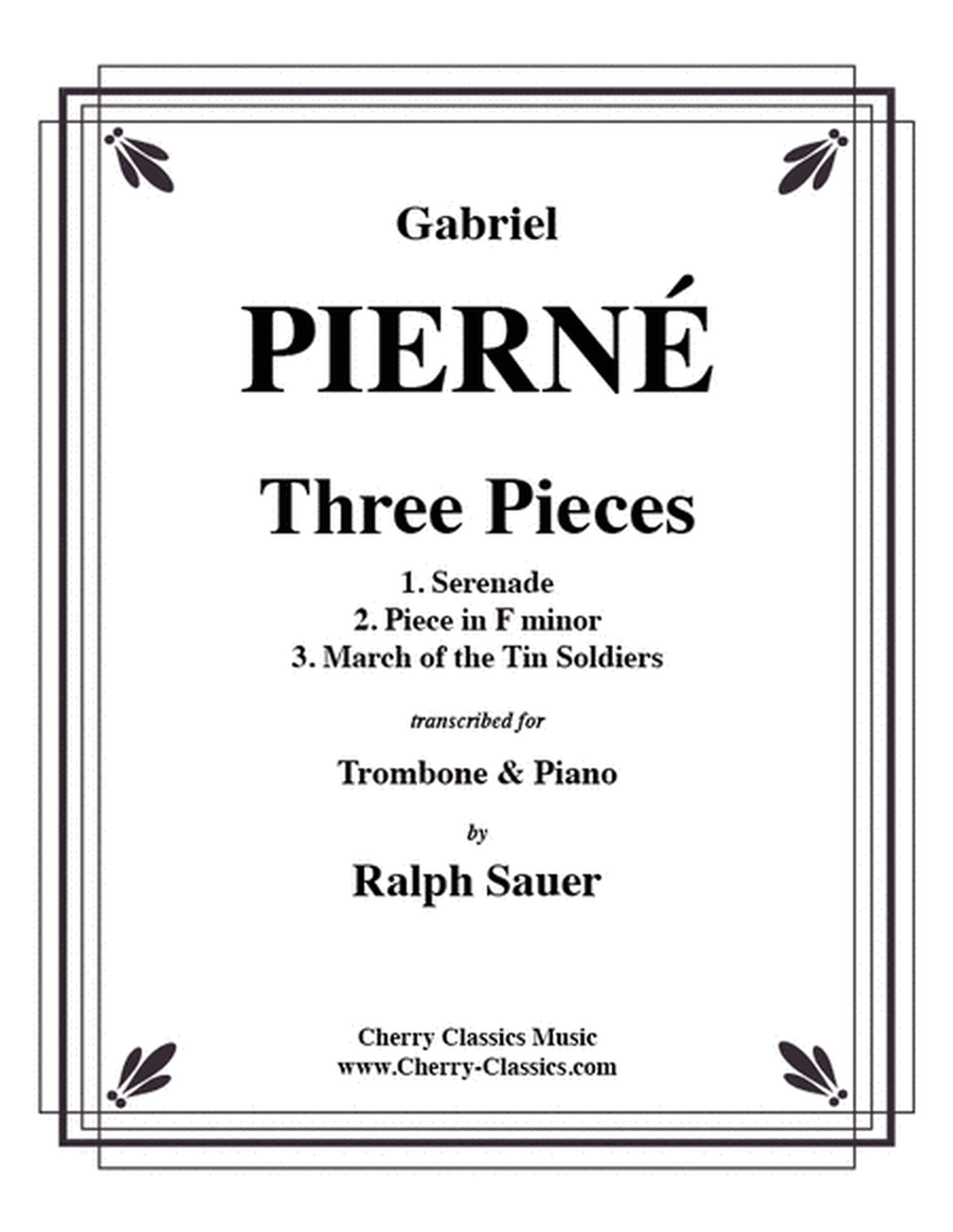 Three Pieces for Trombone & Piano