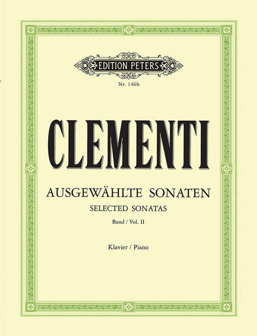 Muzio Clementi : Celebrated Piano Sonatas (24) Volume 2: Nos.8-12