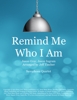 Book cover for Remind Me Who I Am