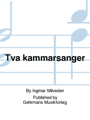 Book cover for Tva kammarsanger