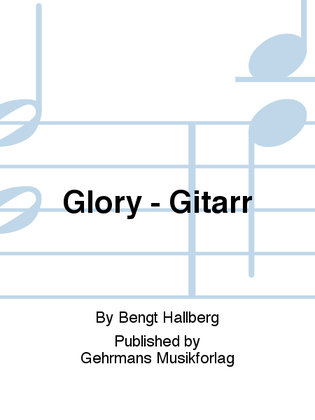 Book cover for Glory - Gitarr