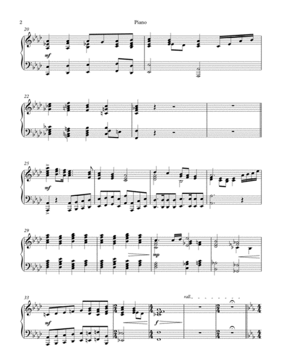 Joy to the World (alto solo, choir, piano, brass quintet) - PIANO SCORE