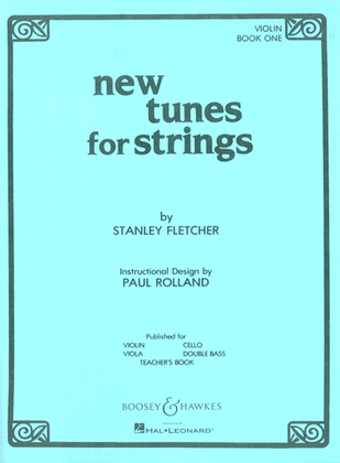 Book cover for New Tunes for Strings – Book 1