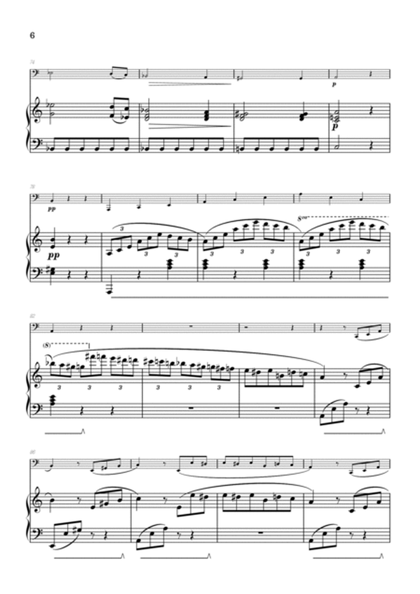 Beethoven • Für Elise / Pour Elise • tuba & piano sheet music image number null