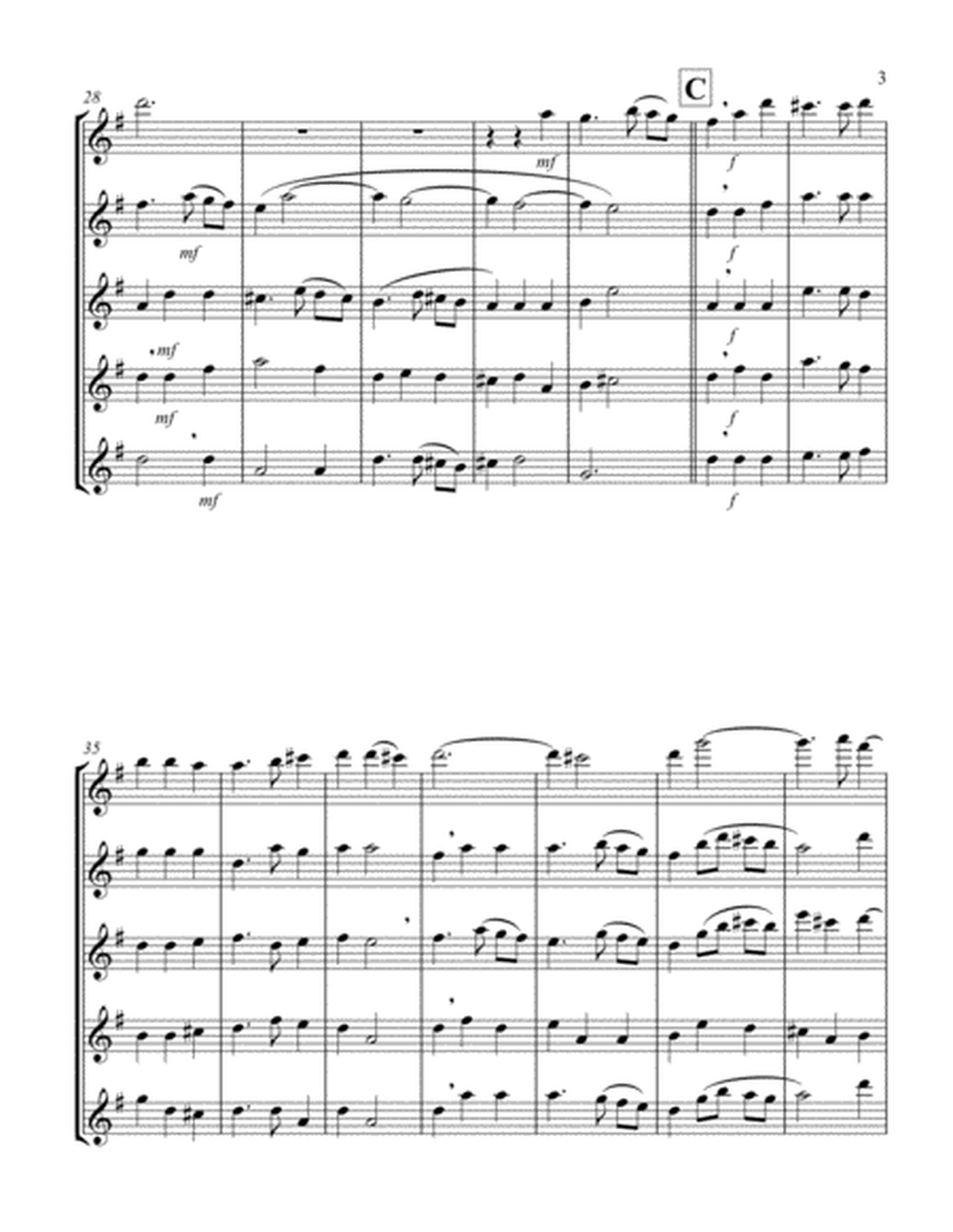 And the Glory of the Lord (from "Messiah") (G) (Violin Quintet) image number null