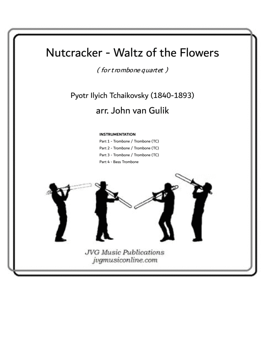 Nutcracker - Waltz of the Flowers - Trombone Quartet image number null