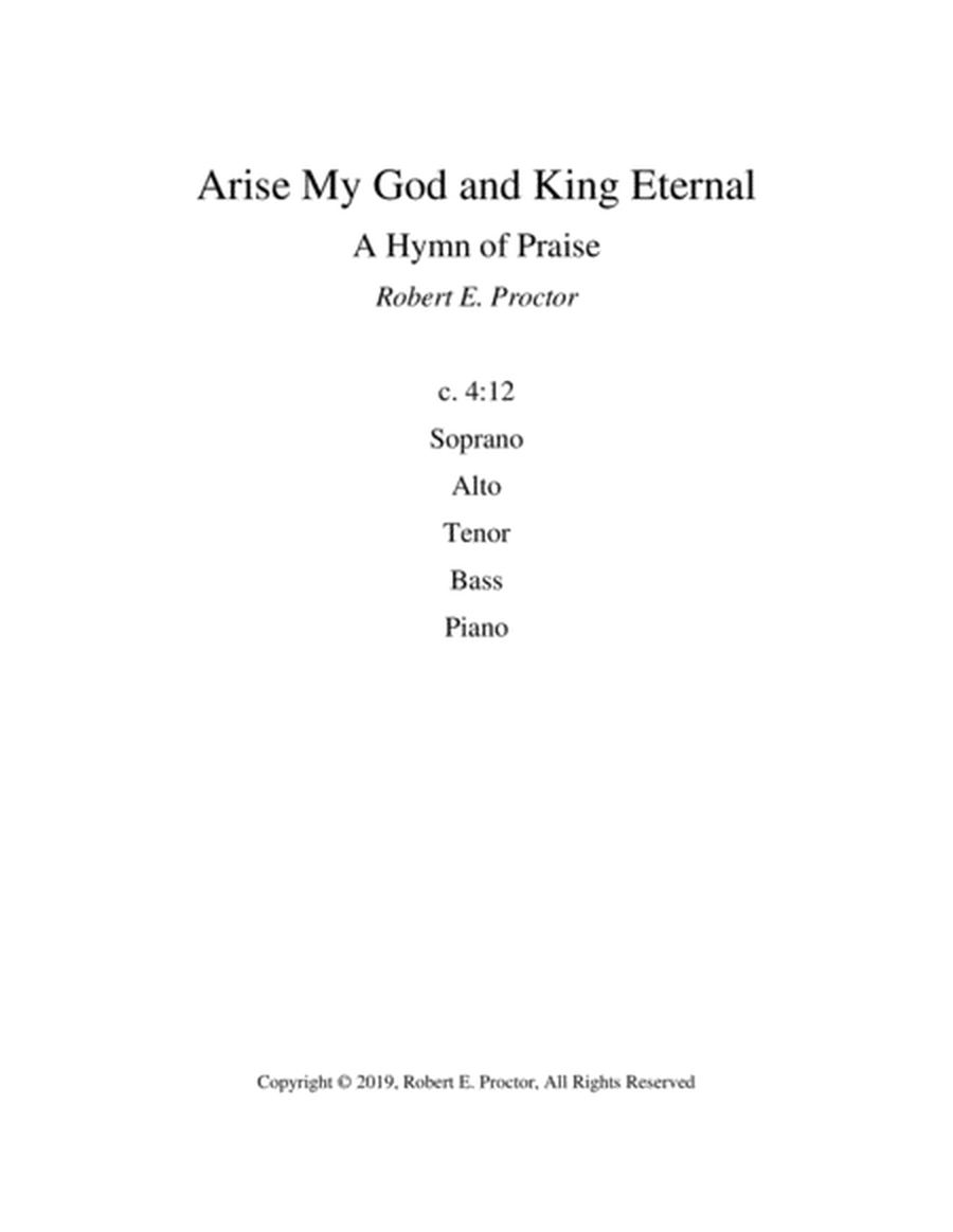 Arise My God and King Eternal image number null