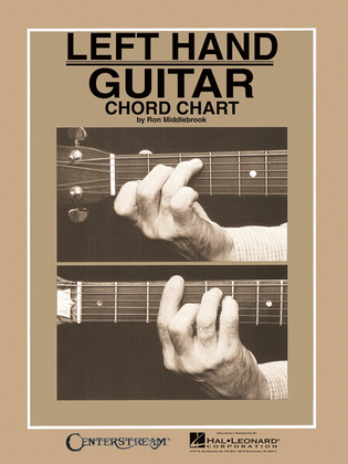 Book cover for Left Hand Guitar Chord Chart